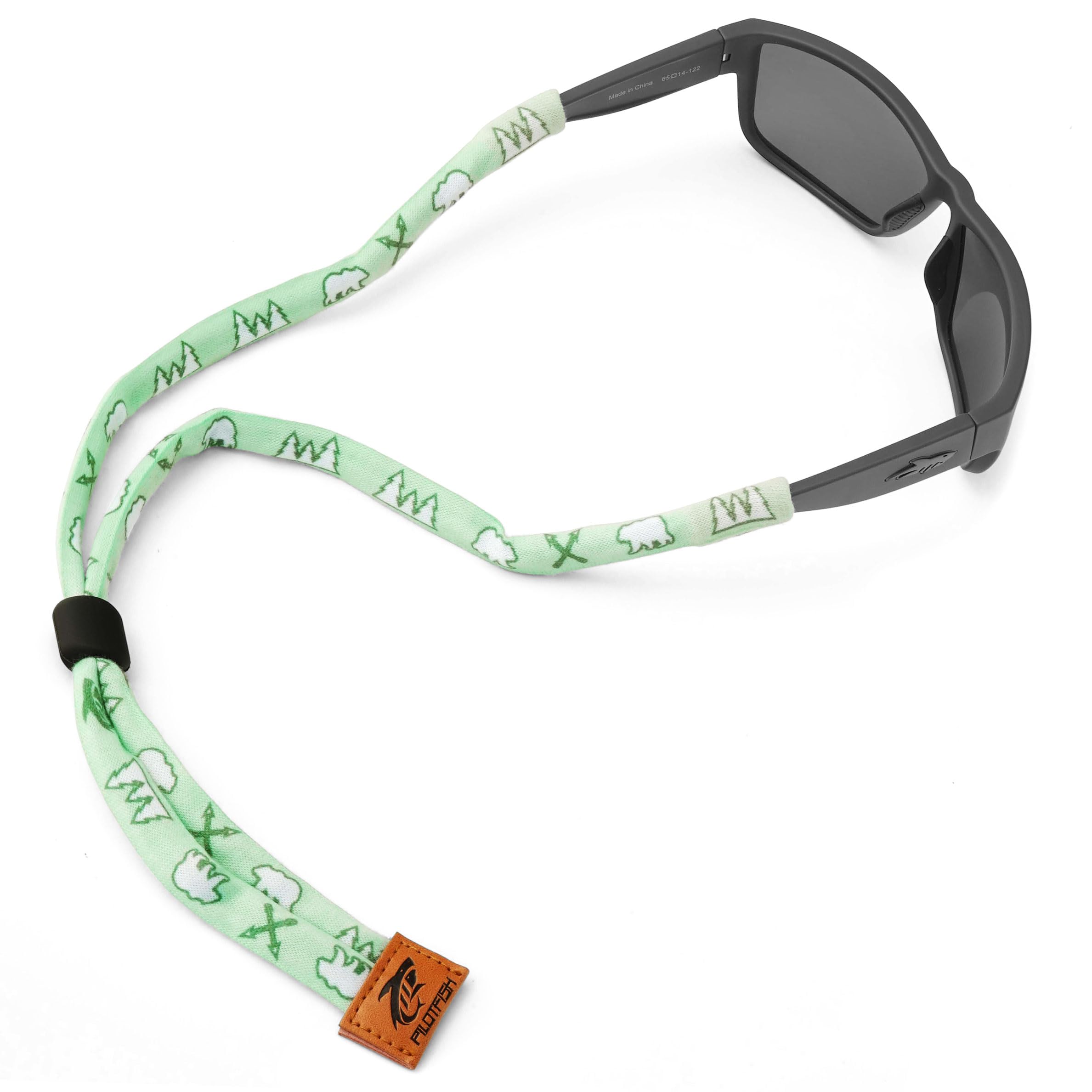Pilotfish Premium Cotton Sunglass Retainer - Soft & Durable - Multiple Design Options - Beach and Pool Sunglasses Holder
