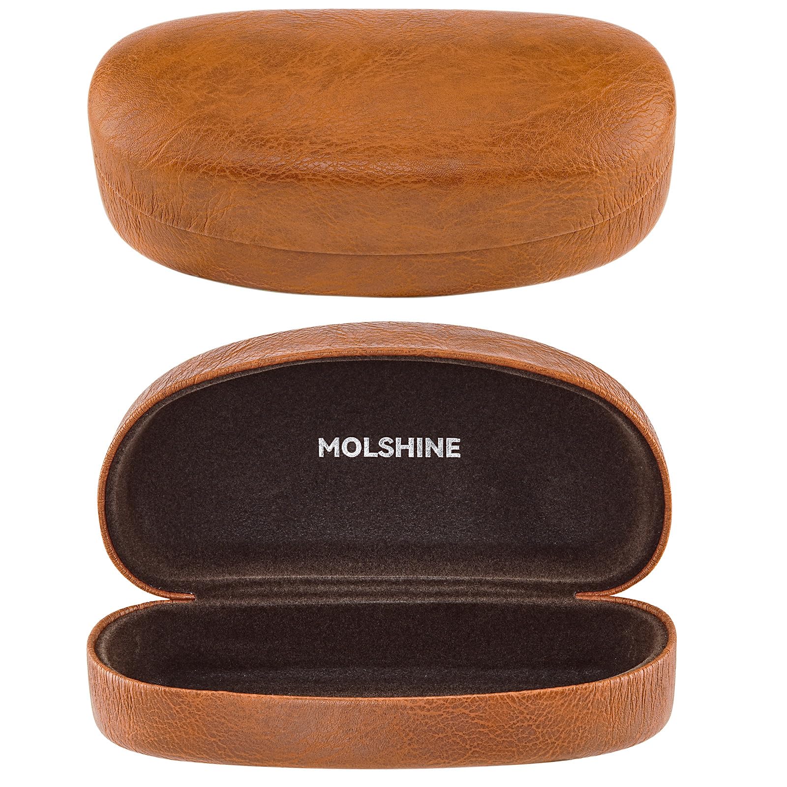 Molshine Hard Shell Sunglasses Case Classic Large Sunglasses Protection with Cleaning Cloth for Men and Women
| Molshin
